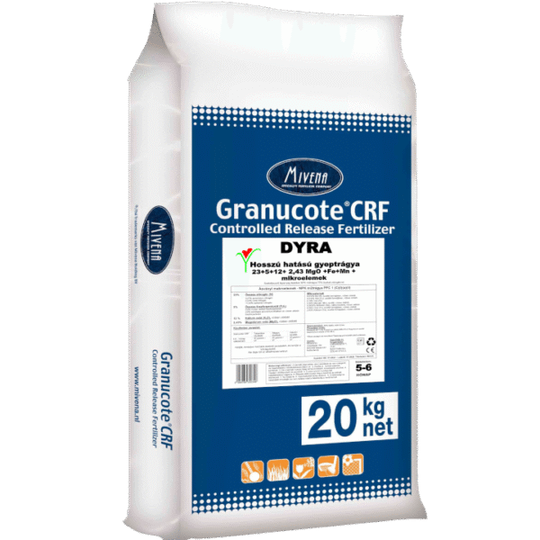 DYRA GRANUCOTE® CRF 5-6 hónapos gyeptrágya 23-5-12 + 2MgO+TE (20 kg)